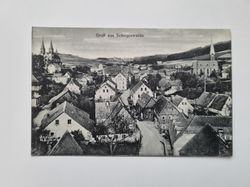 Äldre vykort Gruß aus Schirgiswalde