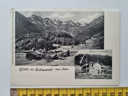 Äldre vykort Gruss aus Schwand i. bayr. Algäu
