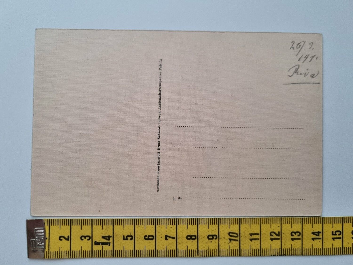 Äldre vykort Gruss von der Familie Kamberger