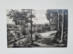 Äldre vykort HALMSTAD. Motiv från Galgberget