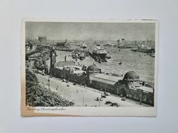 Äldre vykort Hamburg, Landungsbrücken