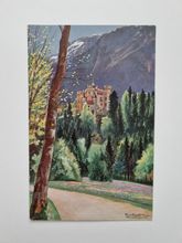 Äldre vykort Hans Klatt, pinx. Schloß Hohenschwangau