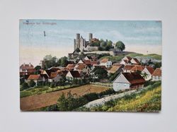 Äldre vykort Hanstein Castle, stämplat 1912