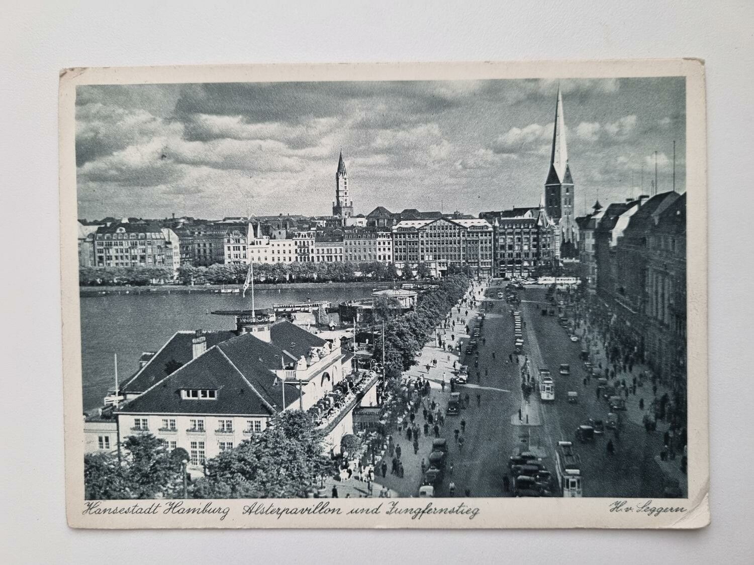 Äldre vykort Hansestadt Hamburg