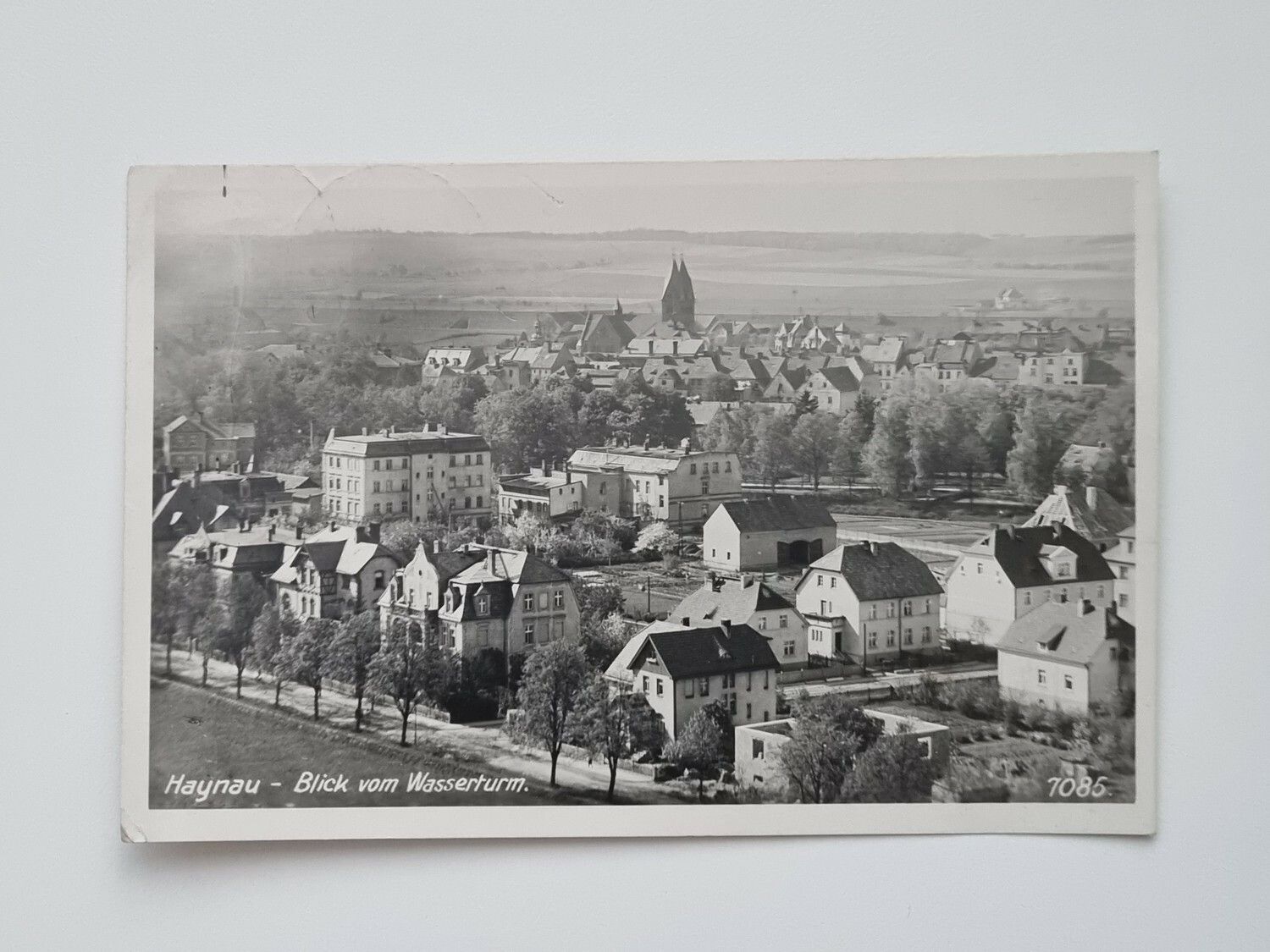 Äldre vykort Haynau - Blick vom Wasserturm.