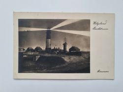 Äldre vykort Helgoland Leuchtturm
