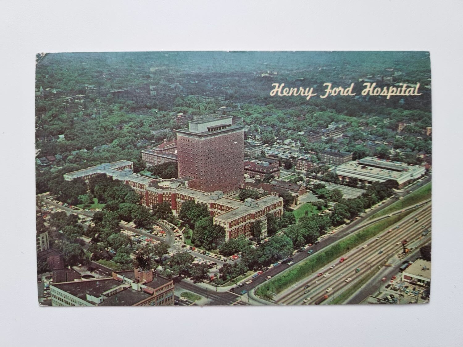 Äldre vykort Henry Ford Hospital