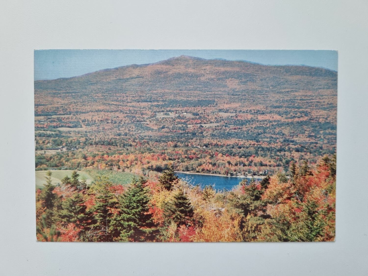 Äldre vykort Hiker's Mountain MONADNOCK STATE PARK