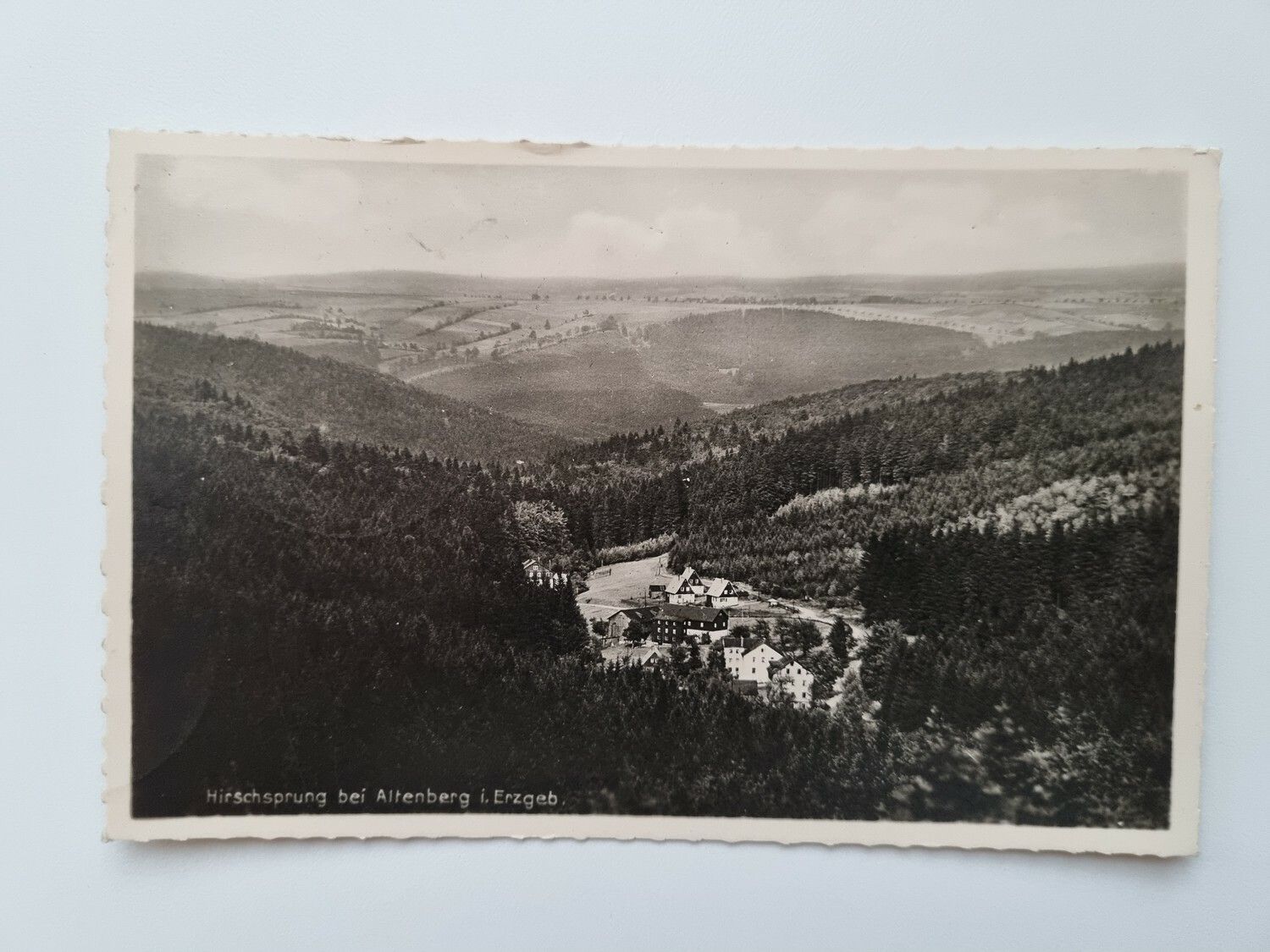Äldre vykort Hirschsprung bei Altenberg i. Erzgeb