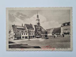 Äldre vykort Hotel Schützenhaus, Pulsnitz