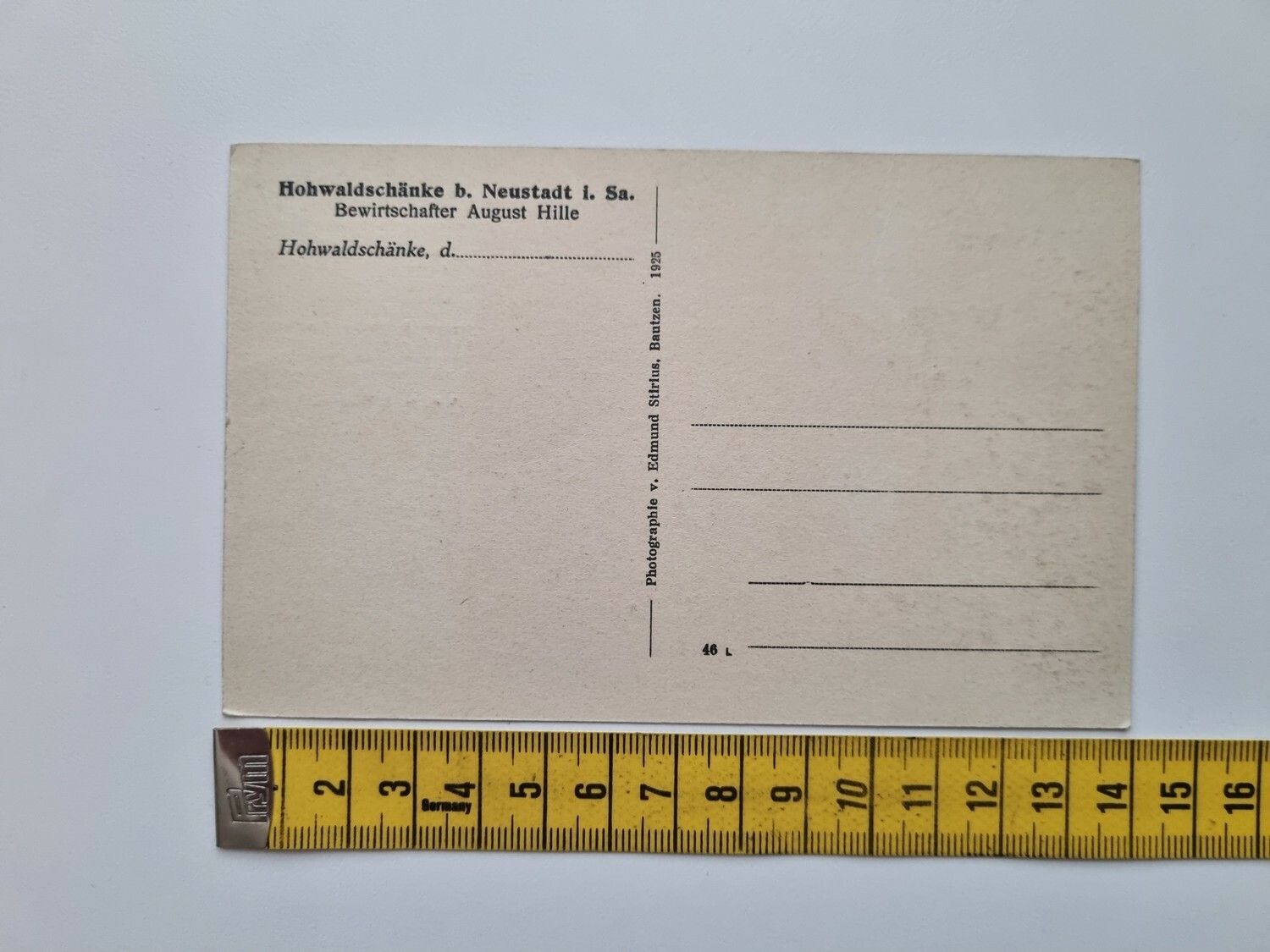 Äldre vykort IX. 25. L. Waldau, Dresden.