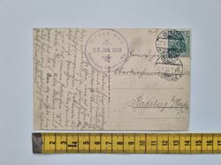 Äldre vykort Jagdschloss Granitz, stämplat 1913