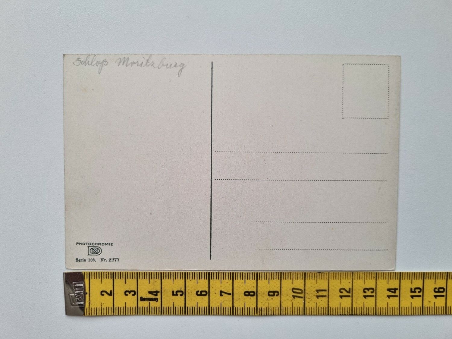 Äldre vykort Jagdschloß Moritzburg