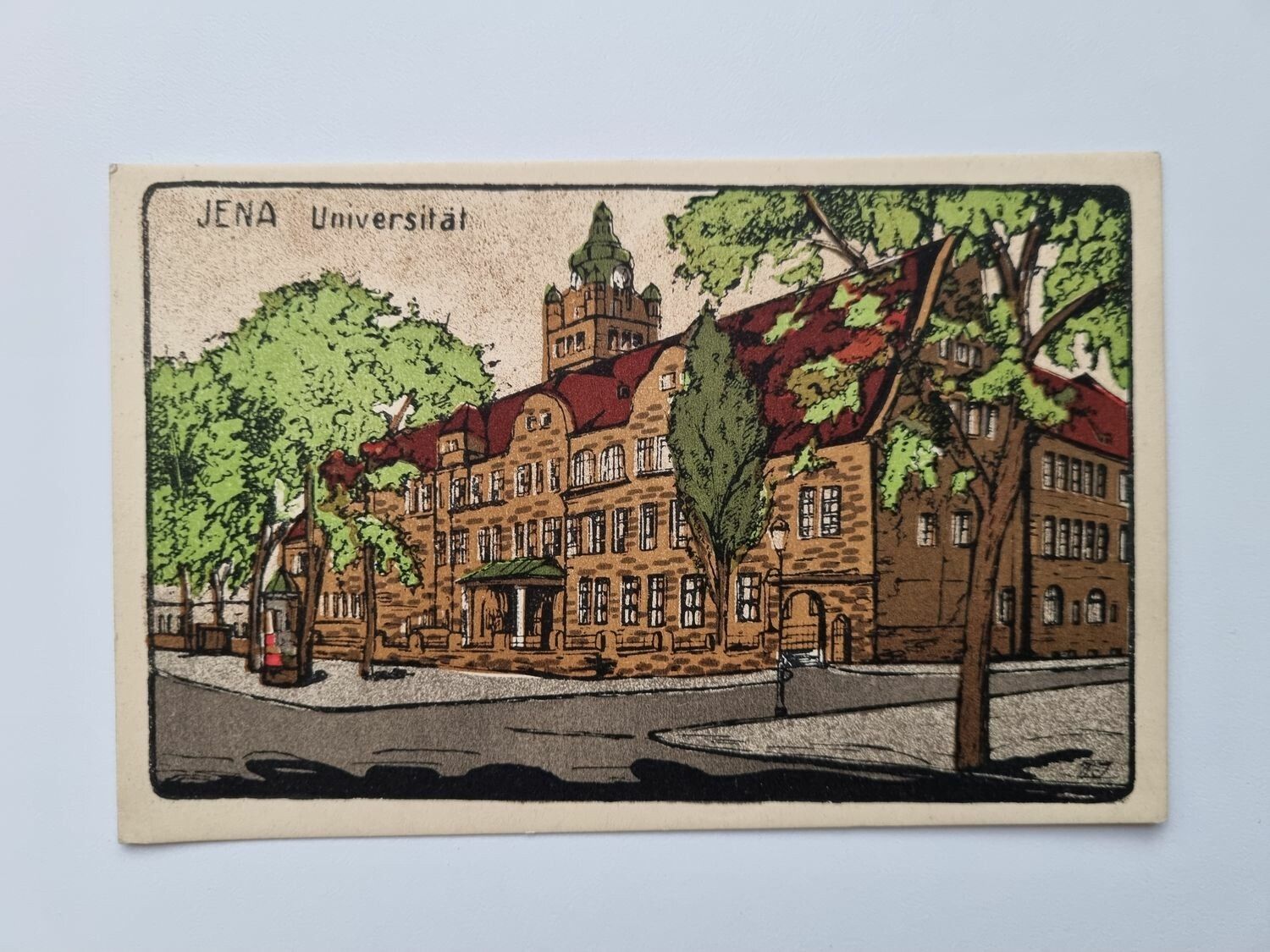 Äldre vykort JENA Universität