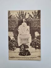 Äldre vykort Kaiserin Elisabeth-Denkmal im Volksgarten, 1914