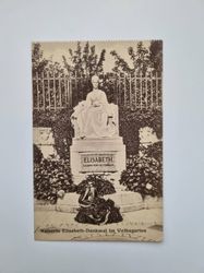 Äldre vykort Kaiserin Elisabeth-Denkmal im Volksgarten, 1914