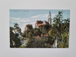 Äldre vykort Kamenz i. Sa. Hauptkirche.