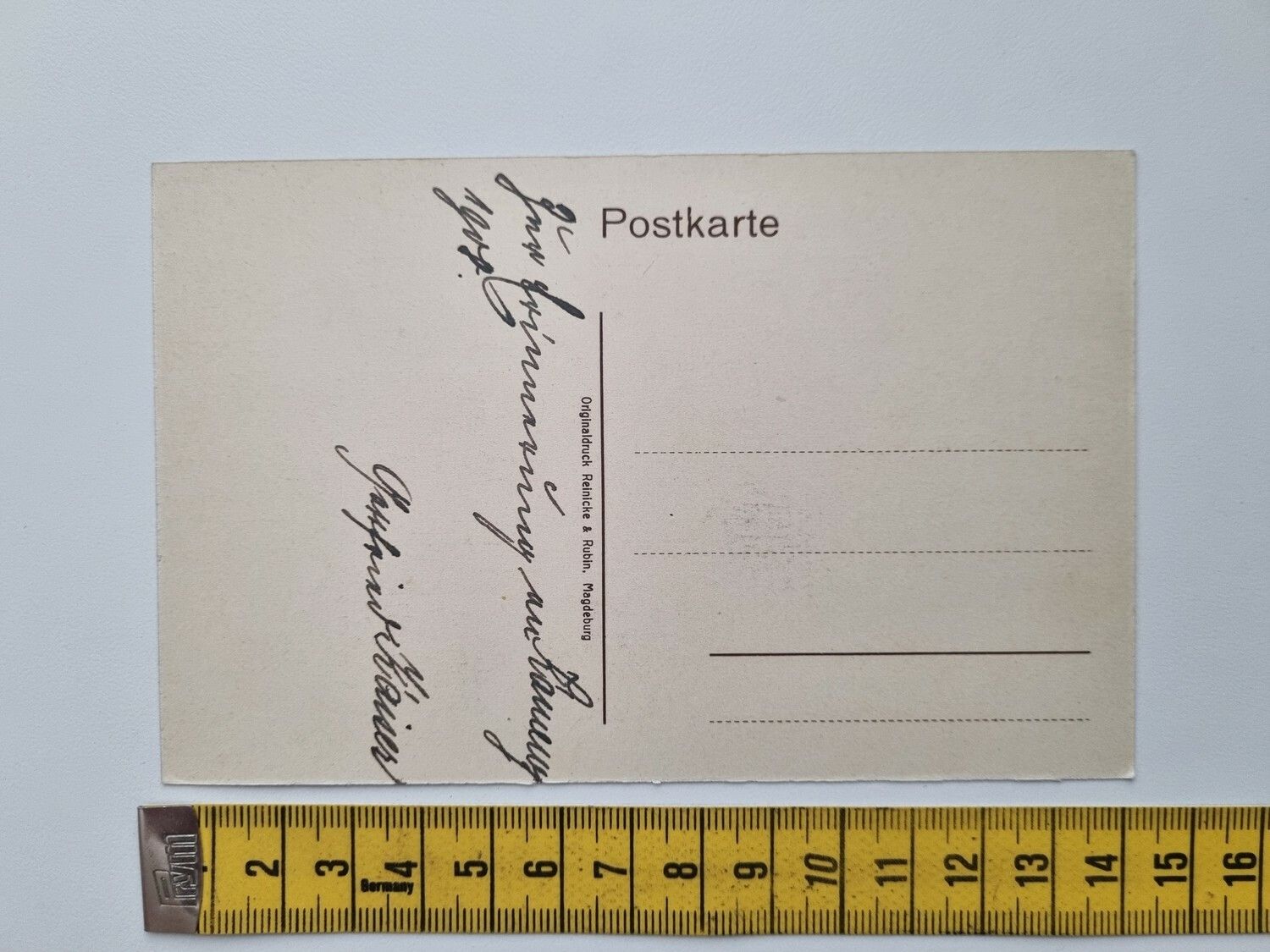 Äldre vykort Kamenz Rathaus
