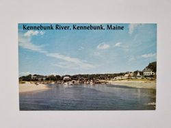 Äldre vykort Kennebunk River, Kennebunk, Maine