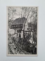 Äldre vykort Keppmühle bei Hosterwitz-Pillnitz