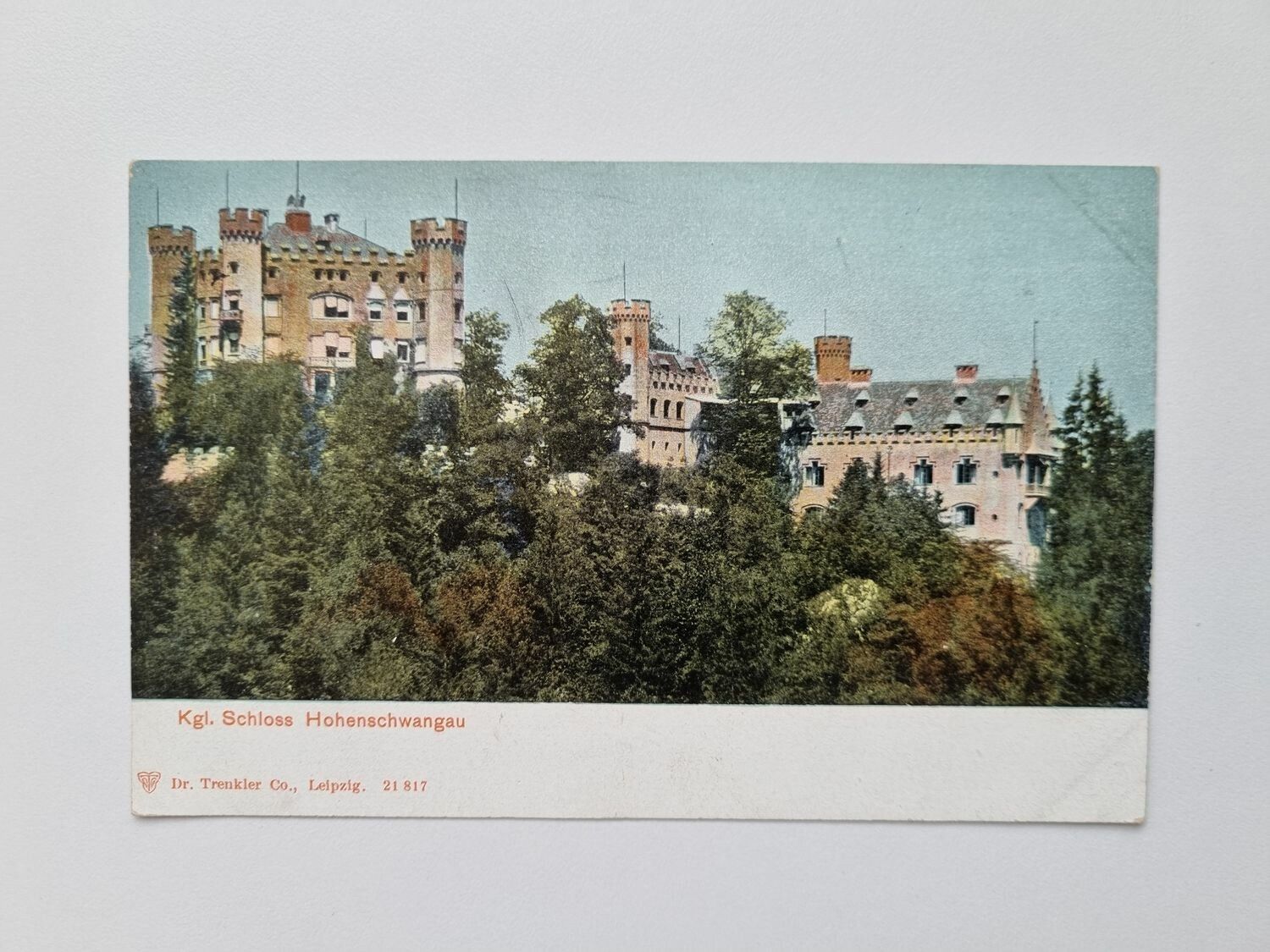 Äldre vykort Kgl. Schloss Hohenschwangau