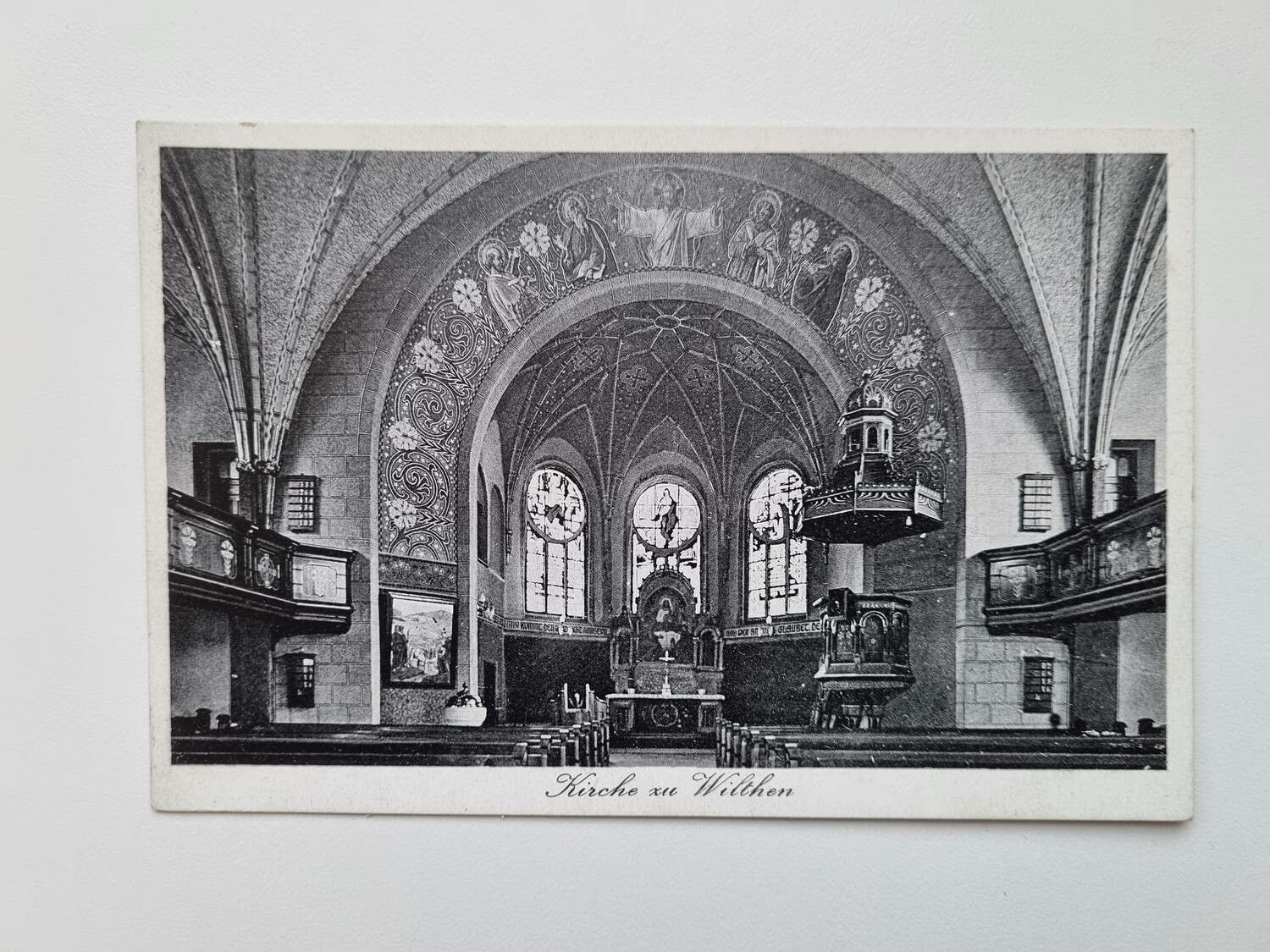 Äldre vykort Kirche zu Wilthen