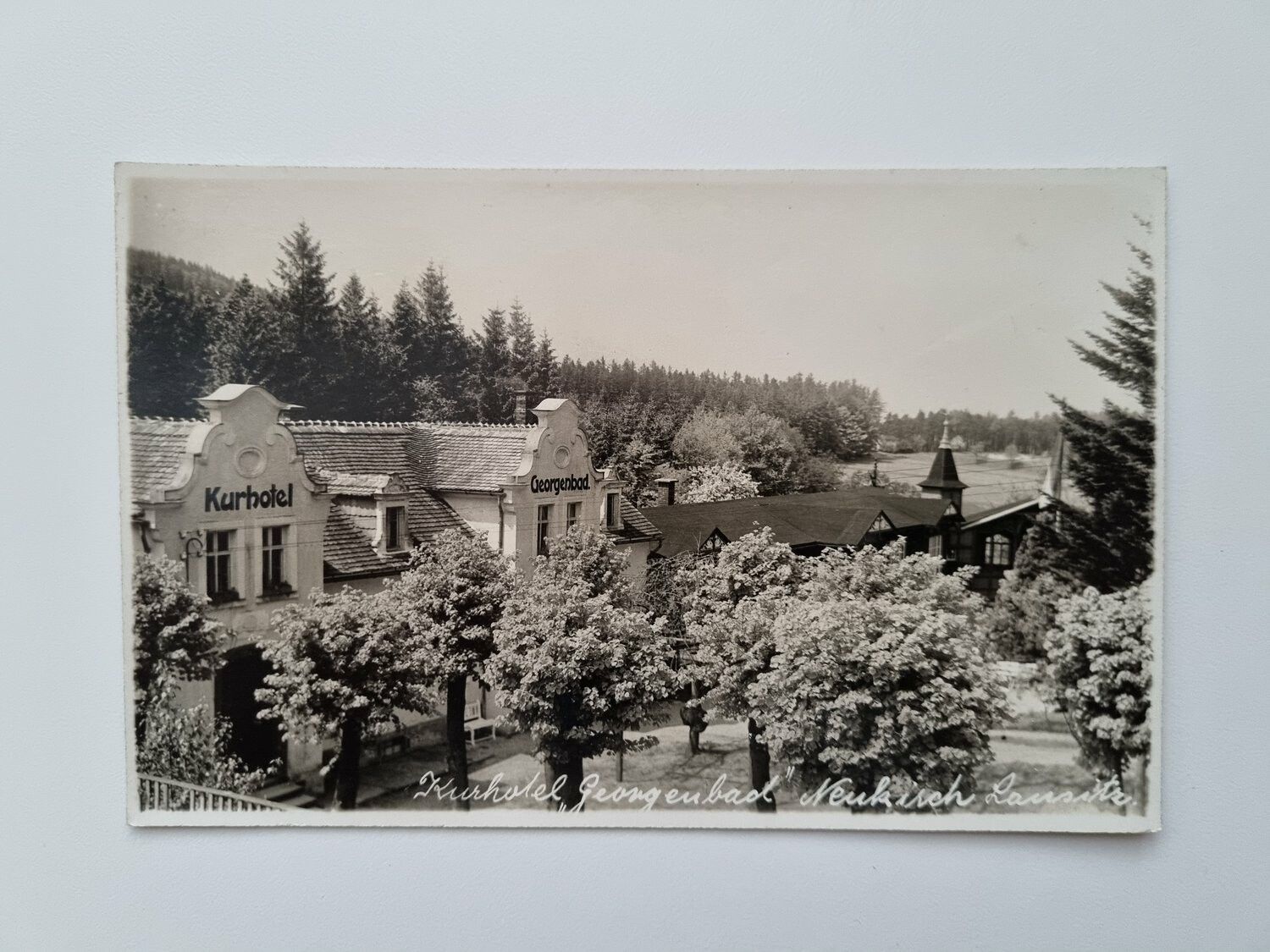 Äldre vykort Kurhotel Georgenbad