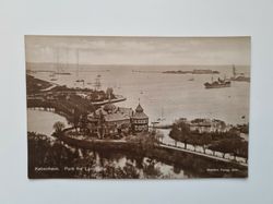 Äldre vykort København. Parti fra Langelinie, år 1930