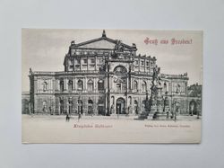 Äldre vykort Königliches Hoftheater Dresden