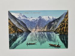 Äldre vykort Königssee vom Malerwinkel.