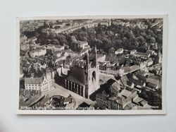 Äldre vykort Köthen i. Anhalt, St. Jacobkirche mit Umgebung