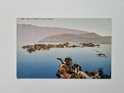 Äldre vykort Lago di Garda Isola di Garda, 1911