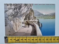 Äldre vykort Lago di Garda Strada del Ponale