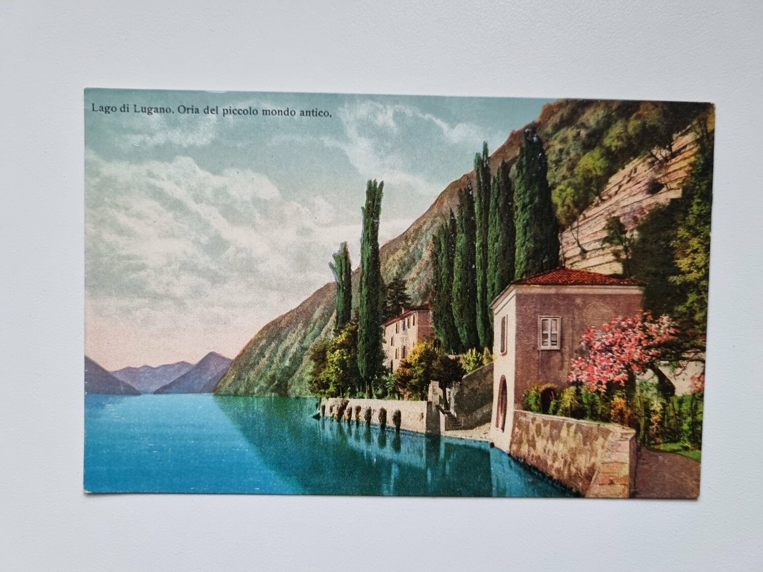 Äldre vykort Lago di Lugano