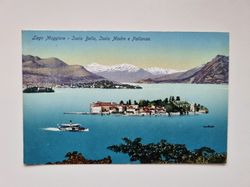 Äldre vykort Lago Maggiore