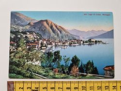 Äldre vykort Lago of Como. Menaggio