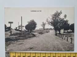 Äldre vykort Landstrasse am San