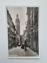 Äldre vykort Leipzig, Burgstraße
