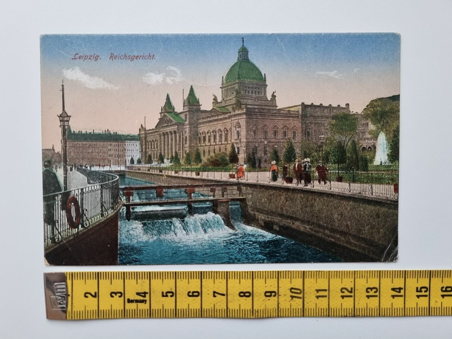 Äldre vykort Leipzig. Reichsgericht