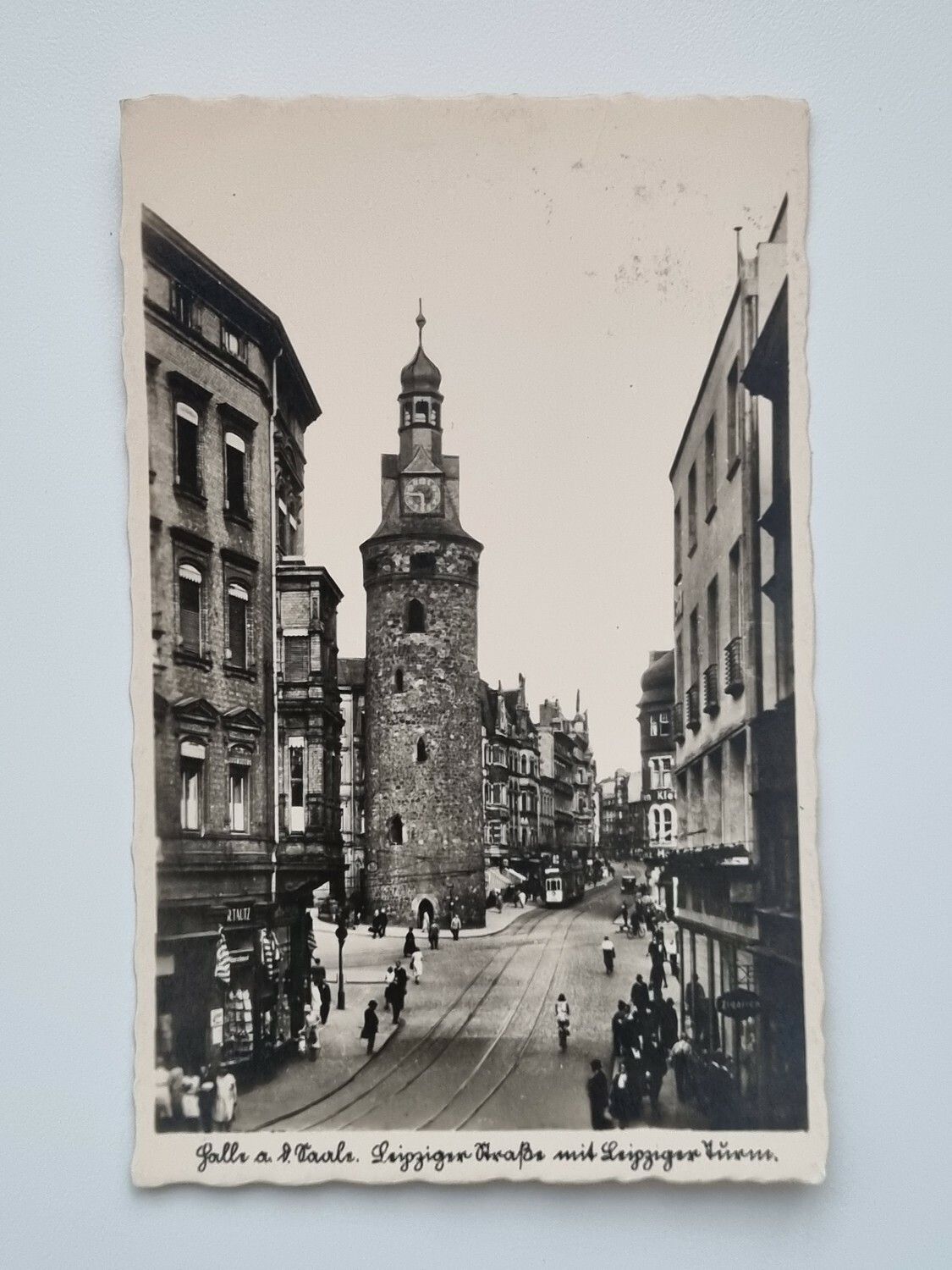 Äldre vykort Leipziger Turm
