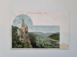 Äldre vykort Lichtenstein Castle