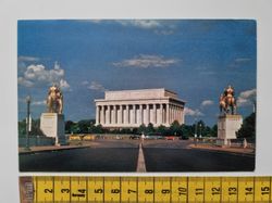Äldre vykort Lincoln Memorial, Washington, D. C.