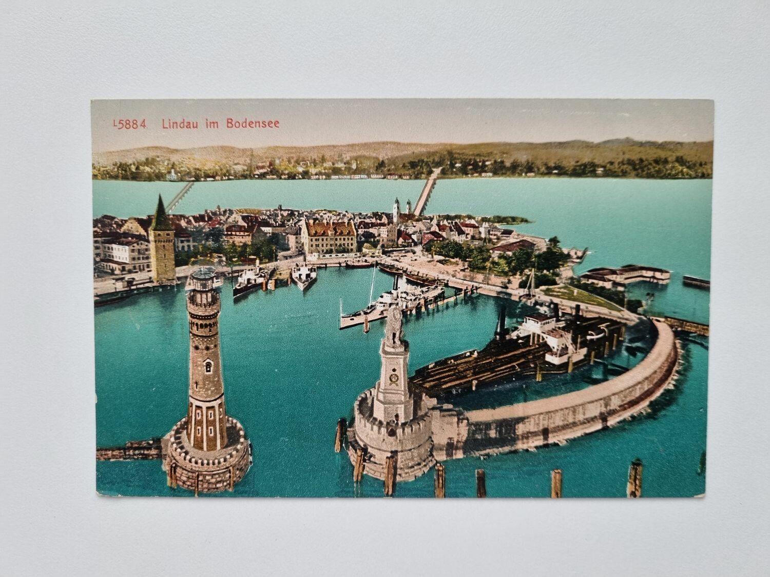 Äldre vykort Lindau im Bodensee