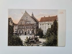 Äldre vykort Lindau Reichsplatz
