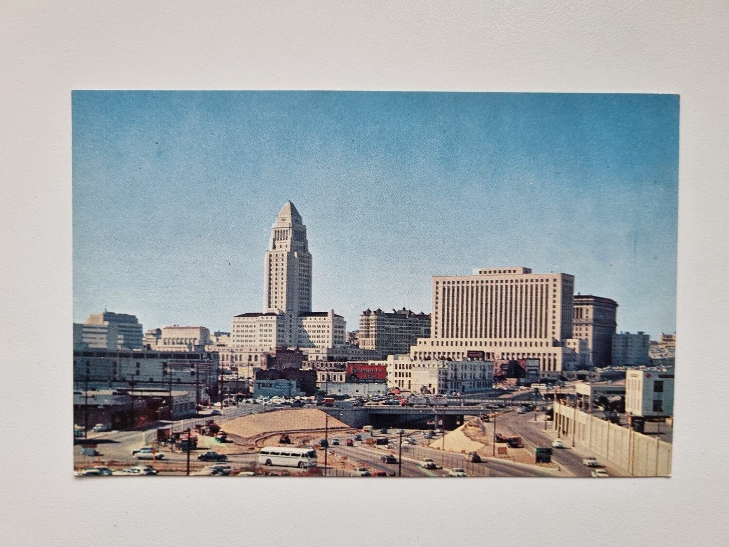 Äldre vykort LOS ANGELES CIVIC CENTER