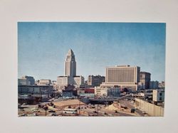 Äldre vykort LOS ANGELES CIVIC CENTER
