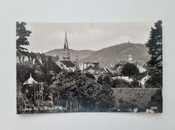 Äldre vykort Löban Sa. u. Löbauer Berg