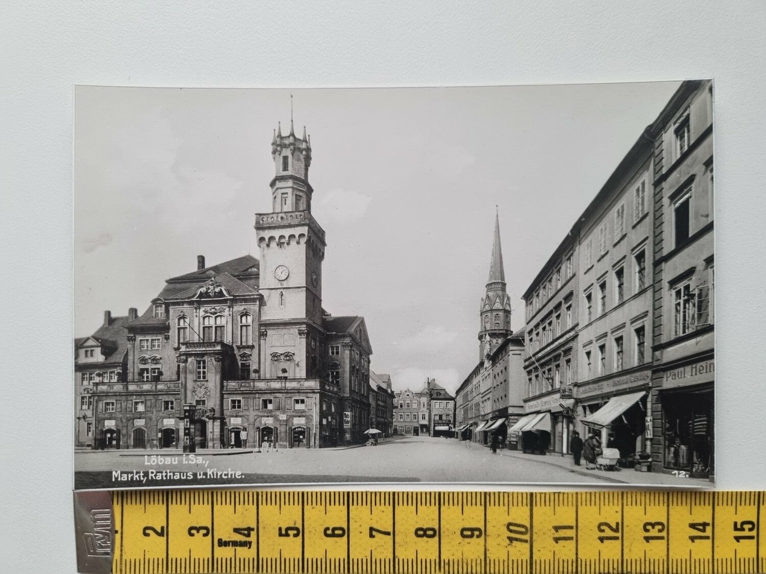 Äldre vykort Löbau i.Sa., Markt, Rathaus u. Kirche