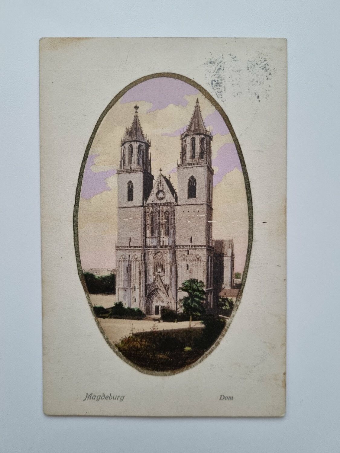 Äldre vykort Magdeburg Dom