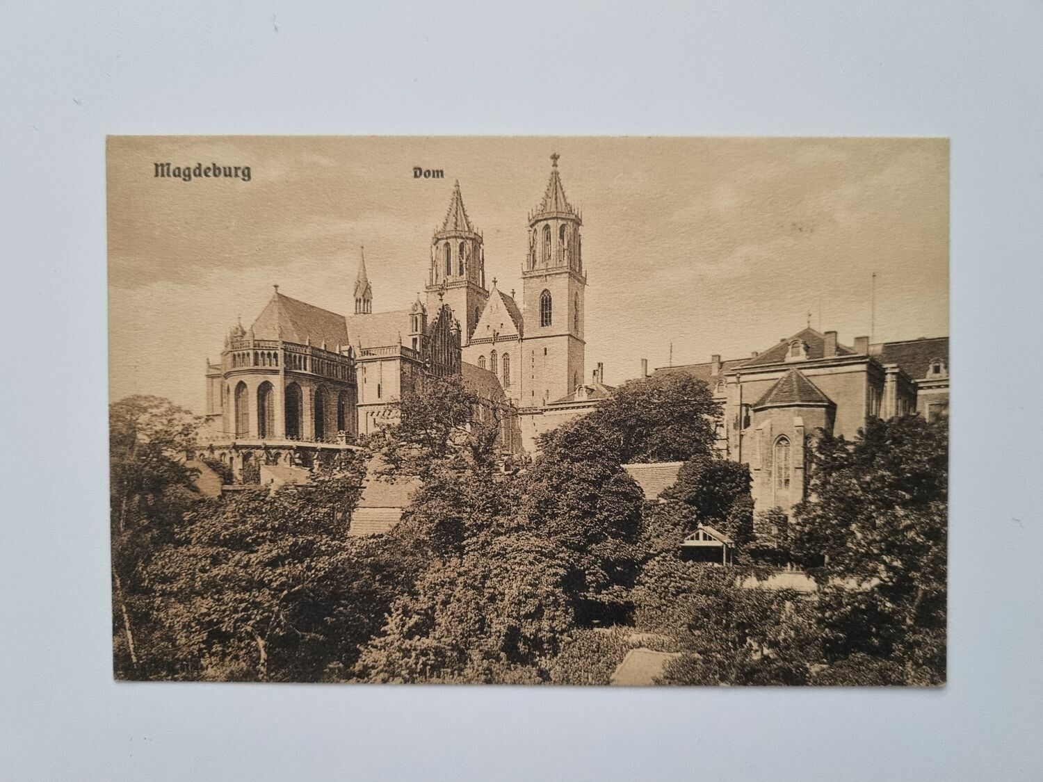 Äldre vykort Magdeburg Dom